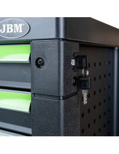 JBM - CARRO DE HERRAMIENTAS 7 CAJONES VERDE VACIO 2